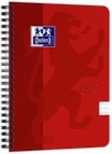 Notesbog A5+ Oxford Touch´ rød linjeret 90g m/140 sider