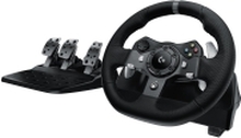Logitech G920 Driving Force - Rat og pedalsæt - kabling - for Microsoft Xbox One & PC