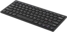 DELTACO TB-632 mini - Tastatur - trådløs - Nordisk - svart