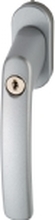 ABUS FG200 S SB, Vinduslåsingshåndtak, Sølv, Støpt sink, Monokromatisk, Sylinderlås