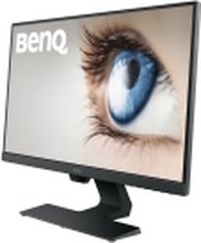 BenQ GW2480 - LED-skjerm - 23.8 - 1920 x 1080 Full HD (1080p) @ 60 Hz - IPS - 250 cd/m² - 1000:1 - 5 ms - HDMI, VGA, DisplayPort - høyttalere - svart