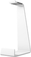 Multibrackets M Headset Holder - Monteringssett (skrivebordsstativ) - for hodetelefoner / hodesett - aluminium - hvit - skrivebord