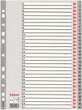 Esselte - Inndeler - 31 deler - fortrykt: 1-31 - for A4 - med fliker