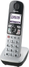 Panasonic KX-TGQ500GS, IP-telefon, Sølv, Trådløst håndsett, 4 linjer, 150 oppføringer, LCD