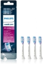 Philips Sonicare G3 Premium HX9054 Gum Care - Ekstra tannbørstehode - for tannbørste - hvit (pakke med 4)