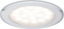 Paulmann 999.20, Innsunket spotlight, LED, 2,5 W, 3000 K, 225 lm, Kromfarget
