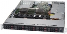 Supermicro SuperServer 1029P-WTRT - Server - rackmonterbar - 1U - toveis - ingen CPU inntil - RAM 0 GB - SATA/PCI Express - hot-swap 2.5 brønn(er) - uten HDD - AST2500 - 10 Gigabit Ethernet - monitor: ingen - svart