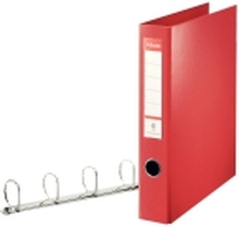 Esselte Standard - Ringperm - bokryggbredde: 60 mm - for A4 Maxi - kapasitet: 400 ark - livlig rød