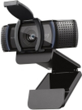 Logitech HD Pro Webcam C920S - Nettkamera - farge - 1920 x 1080 - lyd - USB
