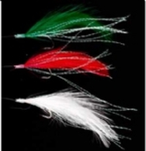 R.T. Rig3 Mackerel Feathers Mixed Colour/Flashabou 3 #2 Silv