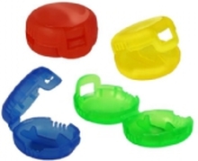 Delock Marker Clip Set - Kabelmerkeklipssett - blå, gul, rød, grønn