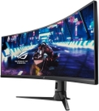 ASUS ROG Strix XG49VQ - LED-skjerm - gaming - kurvet - 49 - 3840 x 1080 DFHD - VA - 450 cd/m² - 3000:1 - DisplayHDR 400 - 4 ms - 2xHDMI, DisplayPort - høyttalere - svart