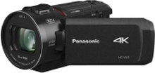 Panasonic HC-VX1 - Videoopptaker - 4K / 30 fps - 8.57 MP - 24optisk x-zoom - Leica - flashkort - Wi-Fi - svart