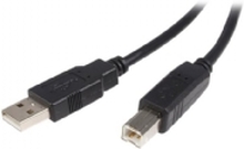 StarTech.com 2m USB 2.0 A to B Cable M/M - USB-kabel - USB (hann) til USB-type B (hann) - USB 2.0 - 2 m - svart