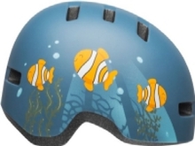 BELL Children's helmet Lil Ripper clown fish matte gray blue size XS (48-52 cm)
