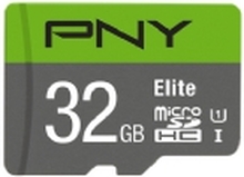 PNY - Flashminnekort (microSDHC til SD-adapter inkludert) - 32 GB - UHS Class 1 / Class10 - microSDHC UHS-I