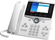 Cisco IP Phone 8841 - VoIP-telefon - SIP, RTCP, RTP, SRTP, SDP - 5 linjer - hvit