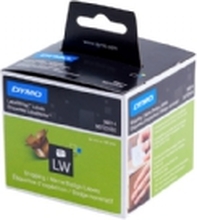 DYMO LabelWriter Shipping - Adhesiv - hvit - 54 x 101 mm 220 etikett(er) (1 rull(er) x 220) frakt/navneskiltetiketter - for DYMO LabelWriter 310, 315, 320, 330, 400, 450, 4XL, SE450, Wireless