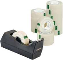 Scotch dispenser sort + Scotch Magic tape A Greener Choice, 14 r., 19mm x 33m