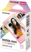 Fujifilm Instax Mini MACARON - Hurtigvirkende fargefilm - ISO 800 - 10 eksponeringer