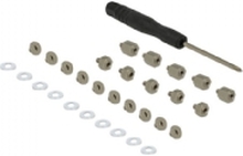 DeLOCK - Monteringspakke for harddisk (Inkluderer 10 x M.2 skruer + 10 afstandstykker + 10 x spændeskiver + 1x skruetrækker)