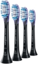 Philips Sonicare G3 Premium HX9054 Gum Care - Utskiftningsbørstehode - for tannbørste - svart (en pakke 4)