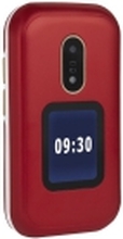 DORO 6060 - Funksjonstelefon - dobbelt-SIM - microSD slot - 320 x 240 piksler - rear camera 3 MP - rød
