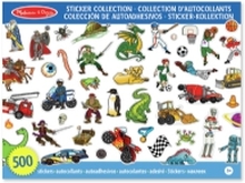 Melissa & Doug 500+ Stickers - Dinosaurs, Vehicles, Space, and More, 3 år, Flerfarget