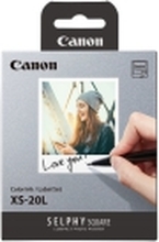 Canon XS-20L - Farge (cyan, magenta, gul) - skrivebåndskassett og papirsett - for Square QX10