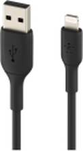 Belkin BOOST CHARGE - Lightning-kabel - Lightning hann til USB hann - 1 m - svart