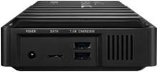 WD_BLACK D10 Game Drive WDBA3P0080HBK - Harddisk - 8 TB - ekstern (bærbar) - USB 3.2 Gen 1 - 7200 rpm - svart