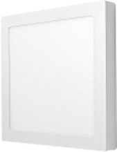 Nedis Wi-Fi Smart - Taklampe - LED - 18 W (ekvivalent 75 W) - klasse F - RGB / varmt til kaldt hvitlys - 2700-6500 K - kvadrat - hvit