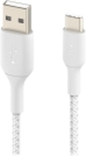 Belkin BOOST CHARGE - USB-kabel - USB-C (hann) til USB (hann) - 1 m - hvit