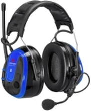 3M Peltor WS Alert XPI MRX21A3WS6 - WS Series - hodetelefoner med radio - full størrelse - Bluetooth - trådløs - lydisolerende - blå