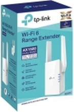 TP-Link RE505X - Rekkeviddeutvider for Wi-Fi - 1GbE - Wi-Fi 6 - 2.4 GHz, 5 GHz