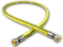 Mora GAS CABLE PVC braid F1/2-F1/2 L-750 with two swivel nuts