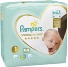Pampers Premium Care 1 bleier, 2-5 kg, 26 stk.