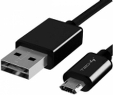 Techly ICOC-MUSB-A-010S, 1 m, USB A, Micro-USB B, USB 2.0, 480 Mbit/s, sortering