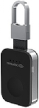 Terratec Charge AIR Key, Svart, Sølv, Smartklokke, 950 mAh, USB, 5 V, 1 A