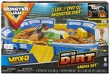 Monster Jam 1:64 Dirt Arena Playset, Bil og billøp, 3 år, Flerfarget