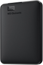 WD Elements Portable WDBU6Y0050BBK - Harddisk - 5 TB - ekstern (bærbar) - USB 3.0