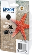 Epson 603XL - 8.9 ml - XL - svart - original - blære med RF/lyd-alarm - blekkpatron - for Expression Home XP-2150, 2155, 3150, 3155, 4150, 4155 WorkForce WF-2820, 2840, 2845, 2870