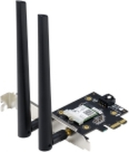 ASUS PCE-AX3000 - Nettverksadapter - PCIe - 802.11a, 802.11b/g/n, Bluetooth 5.0, 802.11ax