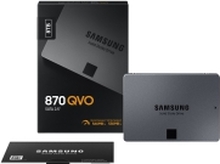 Samsung 870 QVO MZ-77Q8T0BW - SSD - kryptert - 8 TB - intern - 2.5 - SATA 6Gb/s - buffer: 8 GB - 256-bit AES - TCG Opal Encryption