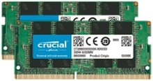 Crucial - DDR4 - sett - 16 GB: 2 x 8 GB - SO DIMM 260-pin - 3200 MHz / PC4-25600 - CL22 - 1.2 V - ikke-bufret - ikke-ECC