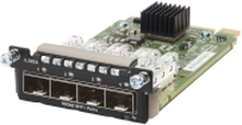 HPE Aruba - Utvidelsesmodul - 10 Gigabit SFP+ x 4 - for HPE Aruba 2930M 24, 3810M 16SFP+, 3810M 24G, 3810M 48G