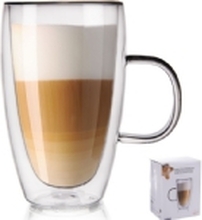 Orion Termisk glass med dobbel vegg for kaffe, 0,43