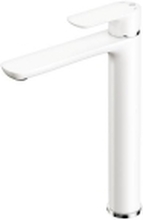 Gustavsberg Estetic etgrebs mat hvid håndvaskarmatur uden bundventil - høj model