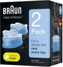 Braun CCR2 Syncro System Clean & Charge 2 Refills - Barbermaskinhoderenser - for barbermaskin - for Braun Flex Integral +