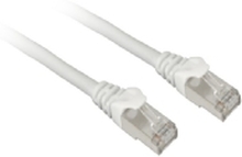 Sharkoon Sharkoon patch network cable SFTP, RJ-45, with Cat.7a raw cable (white, 1 meter)